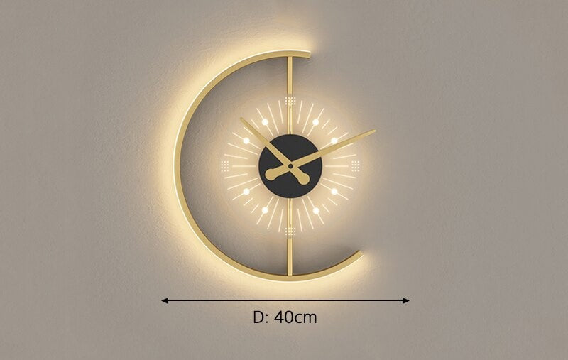 Illuminated Modern Wall Clock